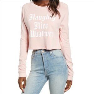 Wildfox Naughty Nice Whatever Sweatshirt Size M